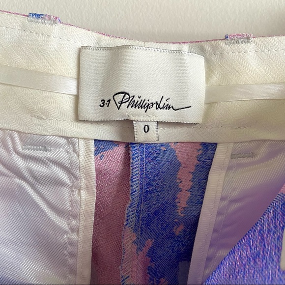 3.1 Philip Lim Silk Jacquard Geode Pants - Picture 6 of 6